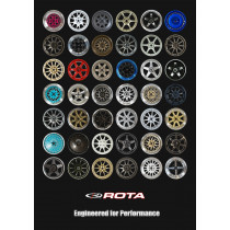 Retro Rota Wheels A1 Poster